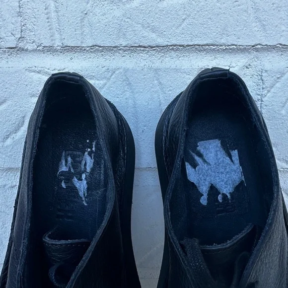 New Camper Brothers Polze Black Leather Shoes Size 37 - Picture 7 of 8